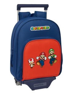 MOCH 609+CARRO 705 SUPER MARIO "MAMMA MIA" Mochilas Escol...