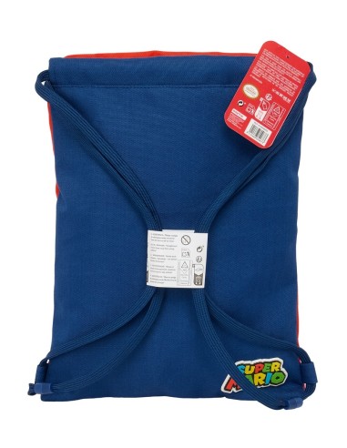 SACO PLANO JUNIOR SUPER MARIO "MAMMA MIA" Mochilas Saco G...