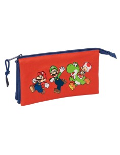 PORTATODO TRIPLE SUPER MARIO "MAMMA MIA" Portatodo Estuch...