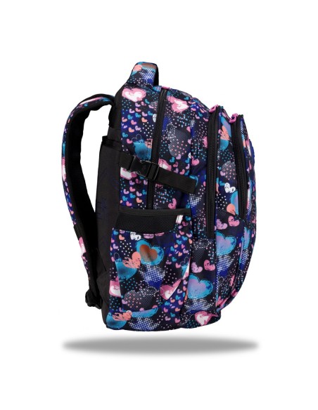 Mochila Escolar Adaptable Duo Coolpack  Stamp Hearts Moch...