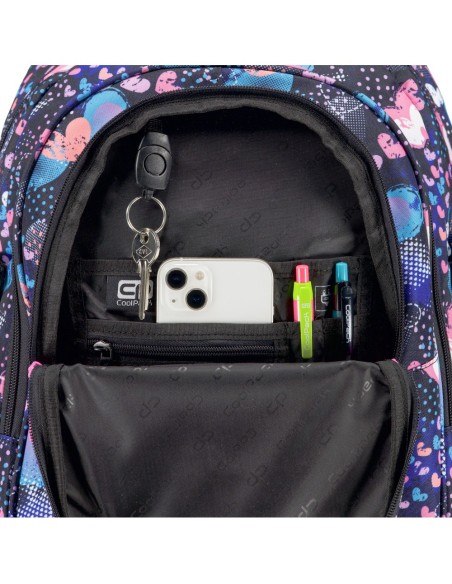 Mochila Escolar Adaptable Duo Coolpack  Stamp Hearts Moch...