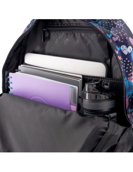 Mochila Escolar Adaptable Duo Coolpack  Stamp Hearts Moch...