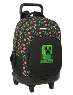 MOCHILA GDE. C/RUEDAS COMPACT EXTRAIBLE MINECRAFT Mochila...