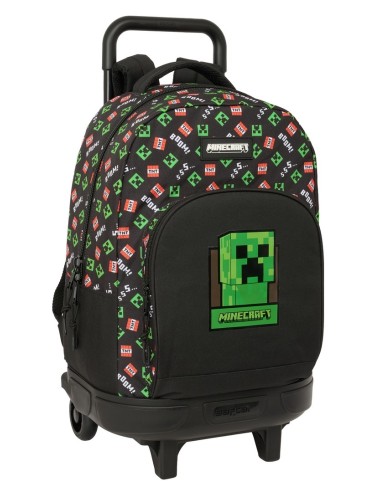 MOCHILA GDE. C/RUEDAS COMPACT EXTRAIBLE MINECRAFT Mochila...