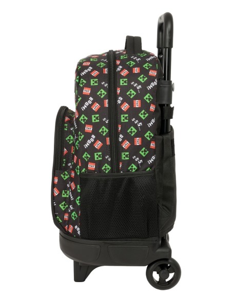 MOCHILA GDE. C/RUEDAS COMPACT EXTRAIBLE MINECRAFT Mochila...