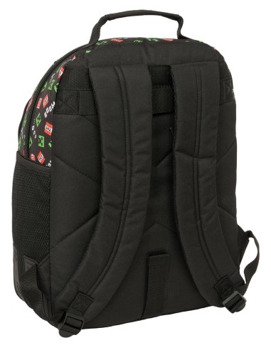 MOCHILA DOBLE ADAPT.CARRO MINECRAFT Mochilas Escolares | ...