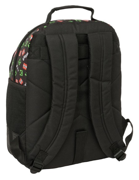MOCHILA DOBLE ADAPT.CARRO MINECRAFT Mochilas Escolares | ...