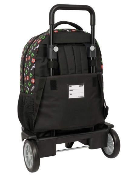 MOCHILA GDE. C/RUEDAS COMPACT EVOL. EXT. MINECRAFT Mochil...