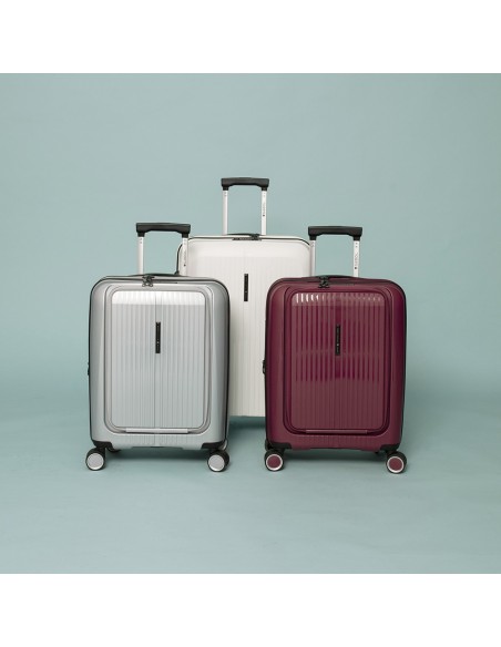 Maleta Trolley Cabina Con Bolsillo Frontal Gabol Brooklyn...