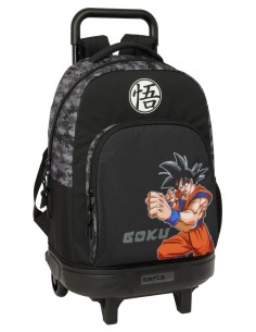 MOCHILA GDE. C/RUEDAS COMPACT EXTRAIBLE DRAGON BALL Mochi...