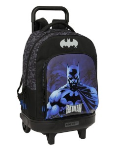 MOCHILA GDE. C/RUEDAS COMPACT EXTRAIBLE BATMAN Mochilas E...