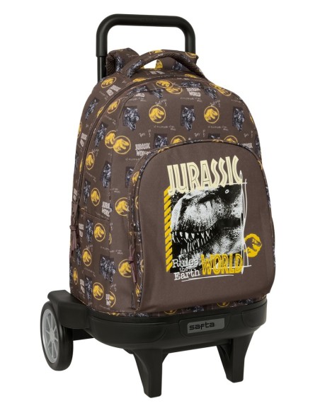 MOCHILA GDE. C/RUEDAS COMPACT EVOL. EXT. JURASSIC WORLD M...