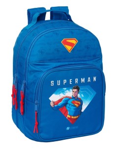 MOCHILA DOBLE ADAPT.CARRO SUPERMAN Mochilas Escolares | F...