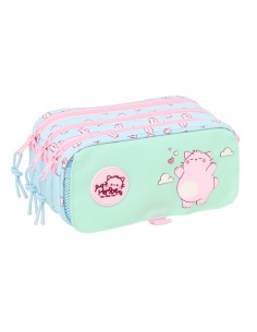 PORTATODO TRIPLE BIG PEMBE "THE PINK CAT" Portatodo Estuc...