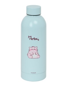 BOTELLA TERMO ACERO INOXIDABLE 500ml PEMBE "THE PINK CAT"... 2