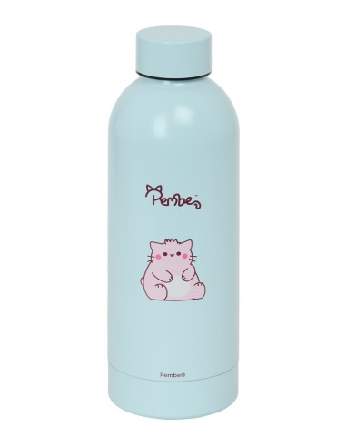 BOTELLA TERMO ACERO INOXIDABLE 500ml PEMBE "THE PINK CAT"...