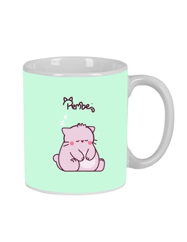 TAZA GRANDE PEMBE "THE PINK CAT" Complementos | Fraber