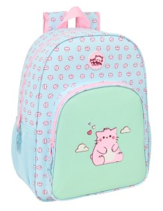 MOCHILA ADAPT.CARRO PEMBE "THE PINK CAT" Mochilas Escolar...