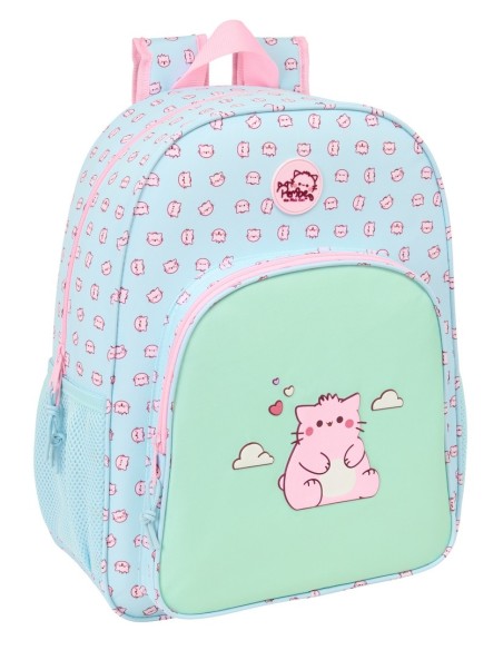 MOCHILA ADAPT.CARRO PEMBE "THE PINK CAT" Mochilas Escolar...