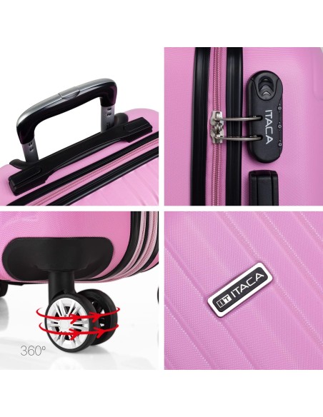 Maleta Cabina Sevron Itaca Rosa
