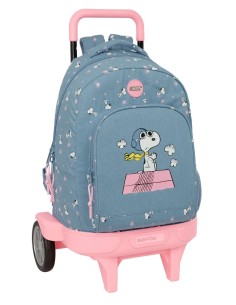 MOCHILA GDE. C/RUEDAS COMPACT EVOL. EXT. SNOOPY Mochilas ...