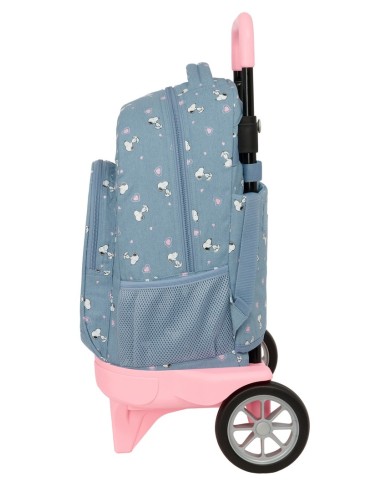 MOCHILA GDE. C/RUEDAS COMPACT EVOL. EXT. SNOOPY Mochilas ...
