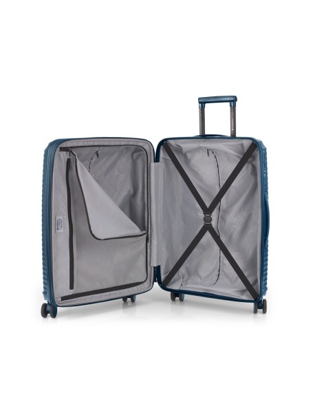 Maleta Trolley Mediano Gabol Bridge Turquesa Maletas Medi...