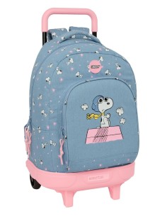 MOCHILA GDE. C/RUEDAS COMPACT EXTRAIBLE SNOOPY Mochilas c...