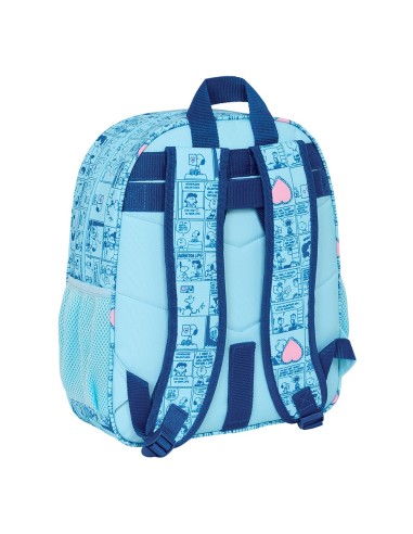MOCHILA JUNIOR ADAPT.CARRO SNOOPY "LOVE" Mochilas Escolar...