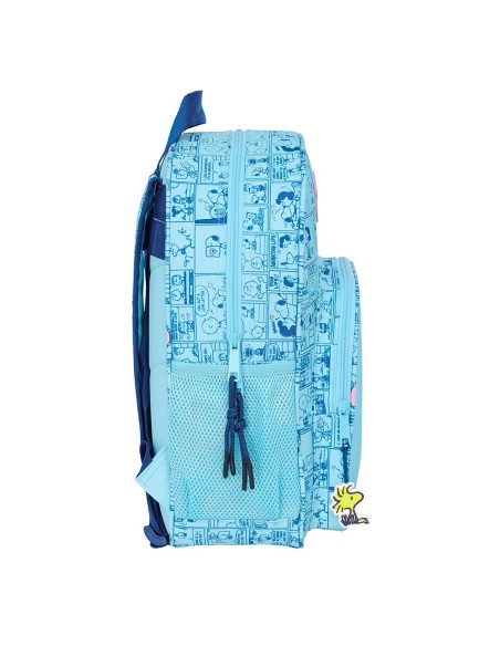 MOCHILA JUNIOR ADAPT.CARRO SNOOPY "LOVE" Mochilas Escolar...