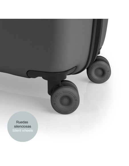 Maleta Trolley Grande Gabol Pacific Gris Maletas Grandes ...
