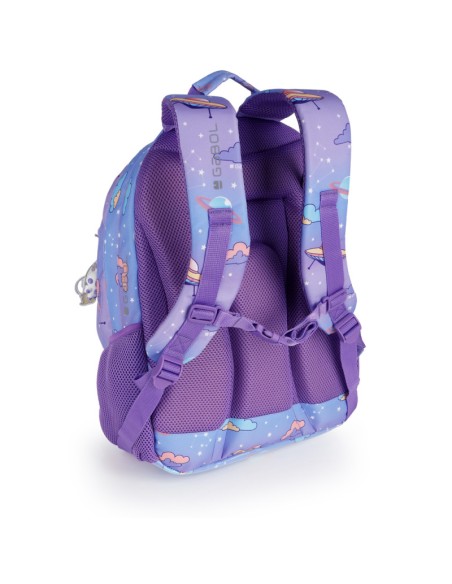 Mochila Tres Compartimentos Escolar Gabol Cosmos Mochilas...