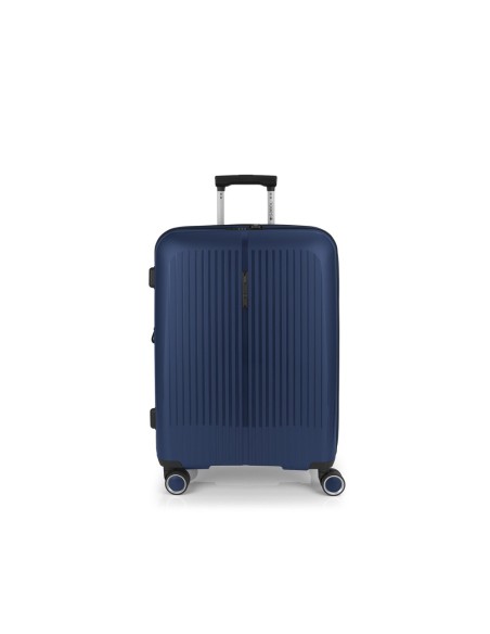 Maleta Trolley Mediano Gabol Brooklyn Azul Maletas Median...