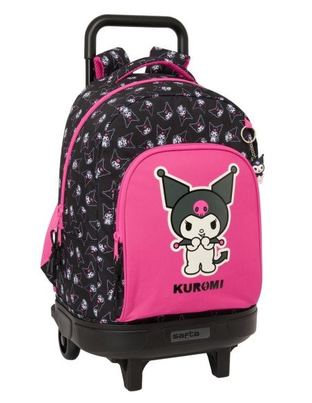 MOCHILA GDE. C/RUEDAS COMPACT EXTRAIBLE KUROMI Nuevos Pro...