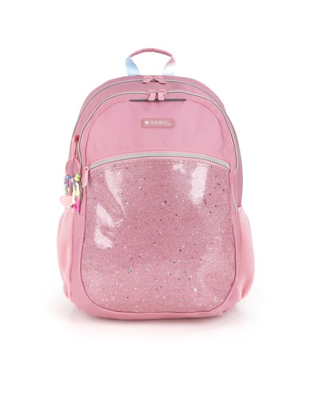 Mochila Escolar Adaptable Gabol Glam