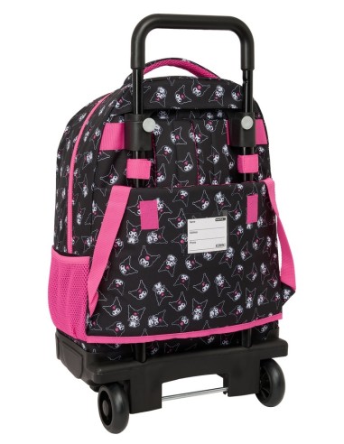 MOCHILA GDE. C/RUEDAS COMPACT EXTRAIBLE KUROMI Nuevos Pro...
