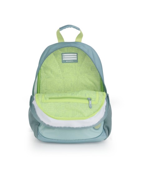 Mochila Escolar Adaptable Gabol Whisper Verde Menta Mochi...