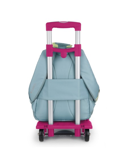 Mochila Escolar Adaptable Gabol Whisper Verde Menta Mochi...