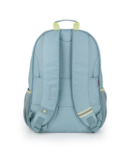 Mochila Escolar Adaptable Gabol Whisper Verde Menta Mochi...