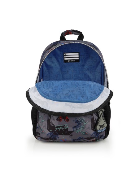 Mochila Escolar Adaptable Gabol Bugs Negro Mochilas Escol...