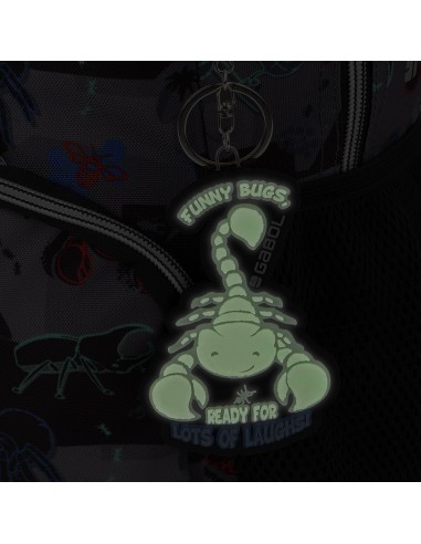 Mochila Infantil Gabol Bugs Negro Mochilas Guardería | Fr...