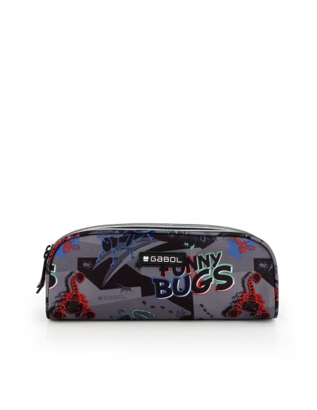 Portatodo Doble Gabol Bugs Negro Portatodo Estuche | Fraber