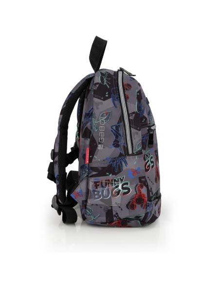 Mochila Pequeña Gabol Bugs Negro Mochilas Guardería | Fraber