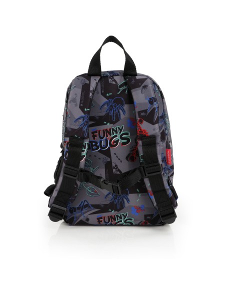 Mochila Pequeña Gabol Bugs Negro Mochilas Guardería | Fraber