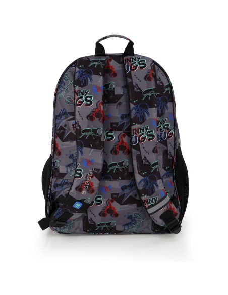 Mochila Escolar Adaptable Gabol Bugs Negro Mochilas Escol...