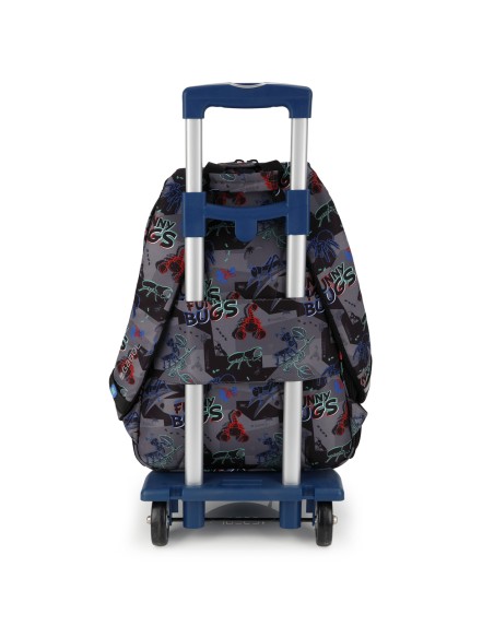 Mochila Escolar Adaptable Gabol Bugs Negro Mochilas Escol...