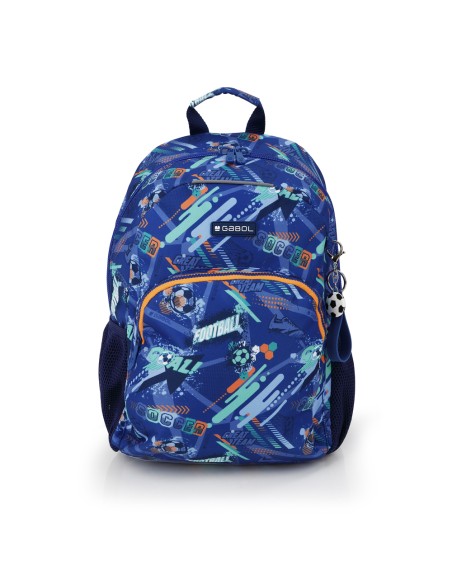 Mochila Escolar Adaptable Gabol Crew Azul Mochilas Escola...