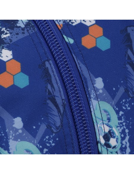 Mochila Escolar Adaptable Gabol Crew Azul Mochilas Escola...