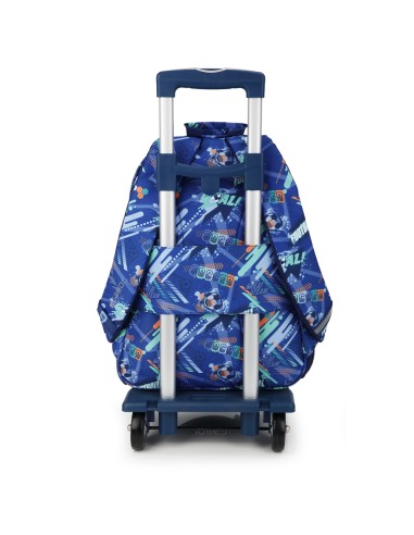 Mochila Escolar Adaptable Gabol Crew Azul Mochilas Escola...