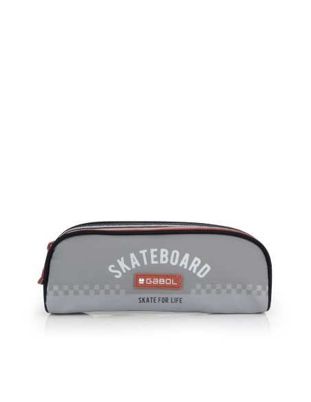 Portatodo Doble Gabol Trick Gris Portatodo Estuche | Fraber